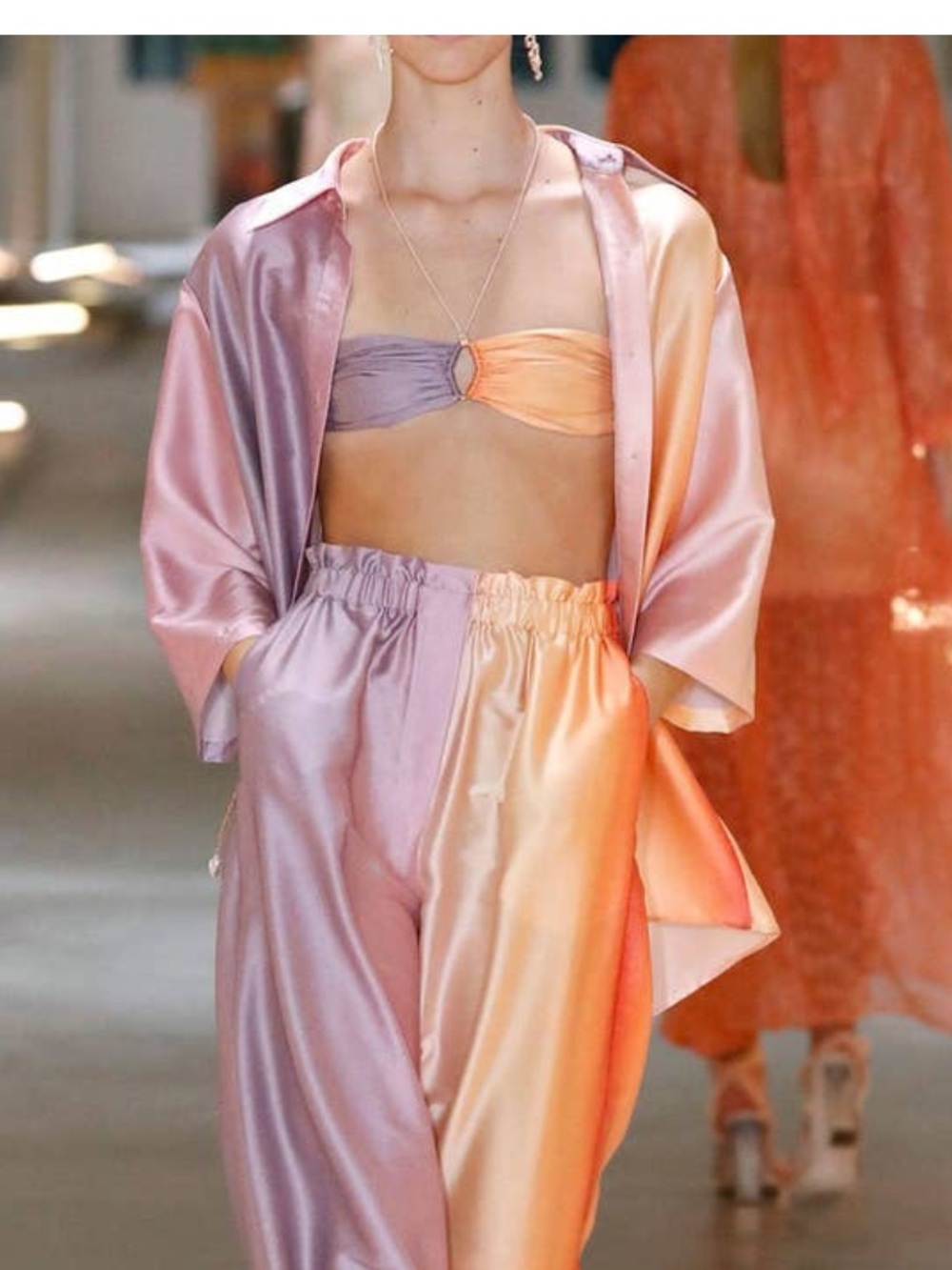 EIKO Ai Borneo Oversized Shirt - Sunset Size 2